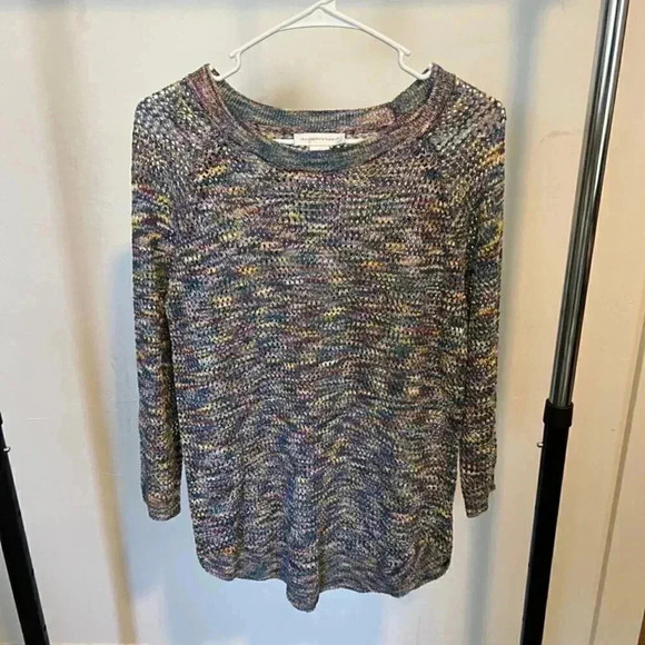 Christopher & Banks Multicolored Sweater A2 - Picture 2 of 4